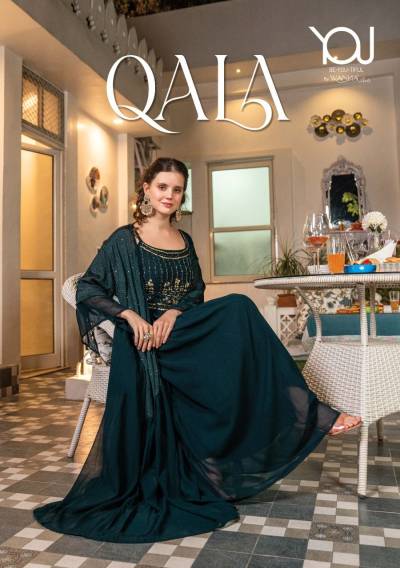 Qala By Wanna Designer Partywear Gown Collection